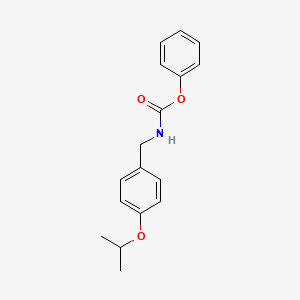 molecular formula C17H19NO3 B4386558 phenyl (4-isopropoxybenzyl)carbamate 