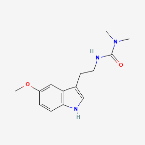 N'-[2-(5-methoxy-1H-indol-3-yl)ethyl]-N,N-dimethylurea