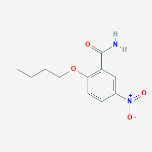 molecular formula C11H14N2O4 B4386629 2-butoxy-5-nitrobenzamide 