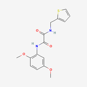 molecular formula C15H16N2O4S B4386679 N-(2,5-dimethoxyphenyl)-N'-(2-thienylmethyl)ethanediamide 