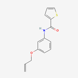 molecular formula C14H13NO2S B4386814 N-[3-(allyloxy)phenyl]-2-thiophenecarboxamide 