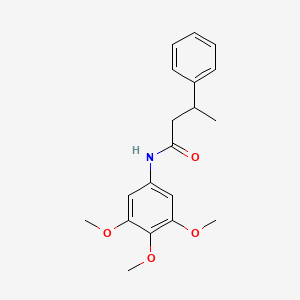 molecular formula C19H23NO4 B4386848 3-phenyl-N-(3,4,5-trimethoxyphenyl)butanamide 
