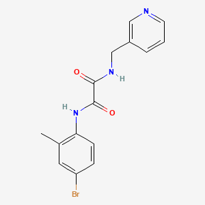 molecular formula C15H14BrN3O2 B4386928 N-(4-bromo-2-methylphenyl)-N'-(3-pyridinylmethyl)ethanediamide 