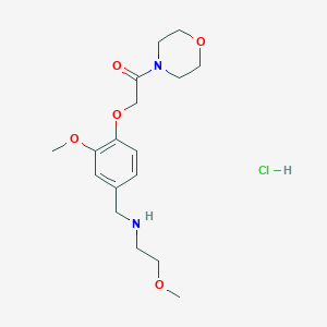 (2-methoxyethyl){3-methoxy-4-[2-(4-morpholinyl)-2-oxoethoxy]benzyl}amine hydrochloride