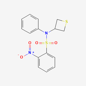 2-nitro-N-phenyl-N-3-thietanylbenzenesulfonamide