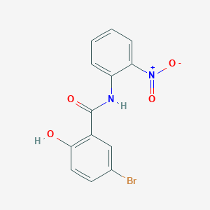 molecular formula C13H9BrN2O4 B4387109 5-bromo-2-hydroxy-N-(2-nitrophenyl)benzamide 