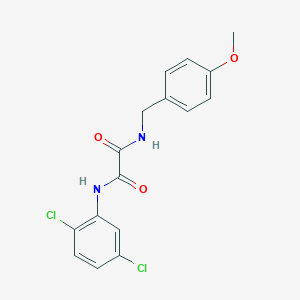 molecular formula C16H14Cl2N2O3 B4387275 N-(2,5-dichlorophenyl)-N'-(4-methoxybenzyl)ethanediamide 