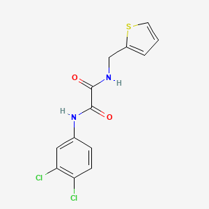 molecular formula C13H10Cl2N2O2S B4387434 N-(3,4-dichlorophenyl)-N'-(2-thienylmethyl)ethanediamide 
