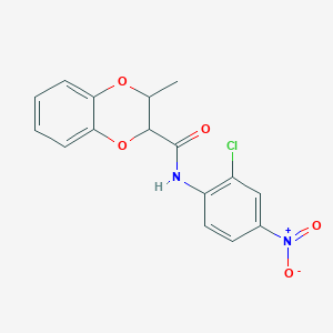 N-(2-chloro-4-nitrophenyl)-3-methyl-2,3-dihydro-1,4-benzodioxine-2-carboxamide