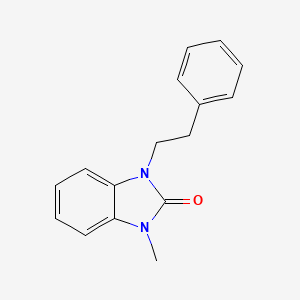 molecular formula C16H16N2O B4387477 1-methyl-3-(2-phenylethyl)-1,3-dihydro-2H-benzimidazol-2-one 