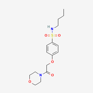 N-butyl-4-[2-(4-morpholinyl)-2-oxoethoxy]benzenesulfonamide