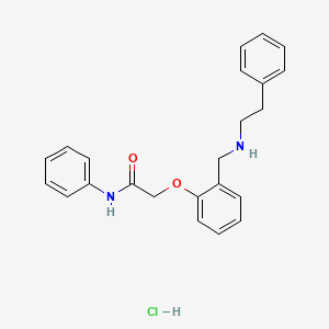 N-phenyl-2-(2-{[(2-phenylethyl)amino]methyl}phenoxy)acetamide hydrochloride