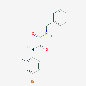 molecular formula C16H15BrN2O2 B4387602 N-benzyl-N'-(4-bromo-2-methylphenyl)ethanediamide 