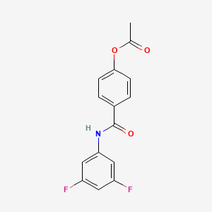 4-{[(3,5-difluorophenyl)amino]carbonyl}phenyl acetate