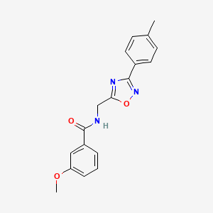 3-methoxy-N-{[3-(4-methylphenyl)-1,2,4-oxadiazol-5-yl]methyl}benzamide