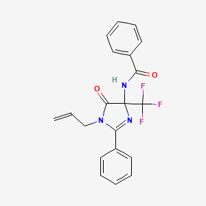 N-[1-allyl-5-oxo-2-phenyl-4-(trifluoromethyl)-4,5-dihydro-1H-imidazol-4-yl]benzamide