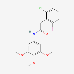 2-(2-chloro-6-fluorophenyl)-N-(3,4,5-trimethoxyphenyl)acetamide