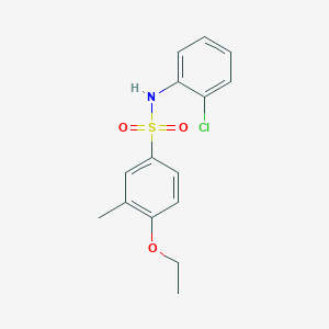 N-(2-chlorophenyl)-4-ethoxy-3-methylbenzenesulfonamide