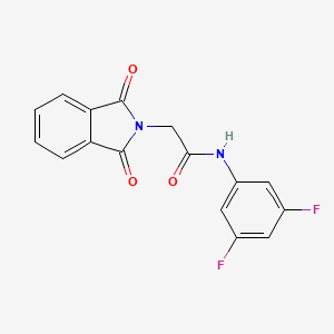 N-(3,5-difluorophenyl)-2-(1,3-dioxo-1,3-dihydro-2H-isoindol-2-yl)acetamide