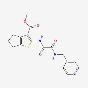 methyl 2-({oxo[(4-pyridinylmethyl)amino]acetyl}amino)-5,6-dihydro-4H-cyclopenta[b]thiophene-3-carboxylate