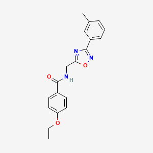 4-ethoxy-N-{[3-(3-methylphenyl)-1,2,4-oxadiazol-5-yl]methyl}benzamide