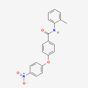 N-(2-methylphenyl)-4-(4-nitrophenoxy)benzamide