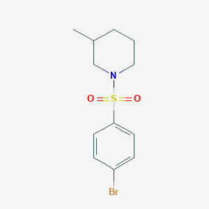 molecular formula C12H16BrNO2S B438815 1-(4-Bromophenyl)sulfonyl-3-methylpiperidine CAS No. 329939-42-6