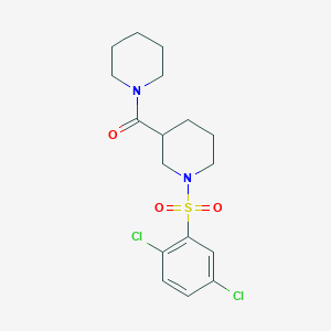 1-[(2,5-dichlorophenyl)sulfonyl]-3-(1-piperidinylcarbonyl)piperidine