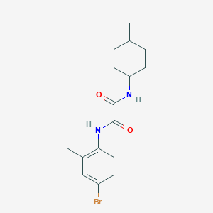 N-(4-bromo-2-methylphenyl)-N'-(4-methylcyclohexyl)ethanediamide