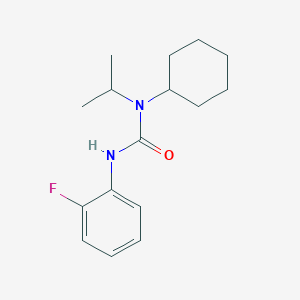 N-cyclohexyl-N'-(2-fluorophenyl)-N-isopropylurea