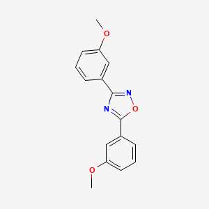 molecular formula C16H14N2O3 B4388271 3,5-bis(3-methoxyphenyl)-1,2,4-oxadiazole 