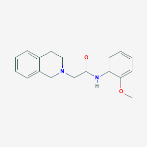 2-(3,4-dihydro-2(1H)-isoquinolinyl)-N-(2-methoxyphenyl)acetamide