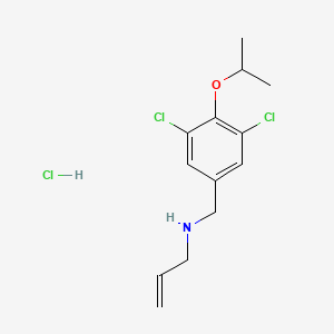 molecular formula C13H18Cl3NO B4388398 N-(3,5-dichloro-4-isopropoxybenzyl)-2-propen-1-amine hydrochloride 