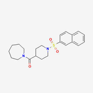 1-{[1-(2-naphthylsulfonyl)-4-piperidinyl]carbonyl}azepane