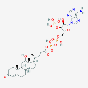 molecular formula C34H50N5O16P3 B043886 ADP-Hoca CAS No. 115288-28-3