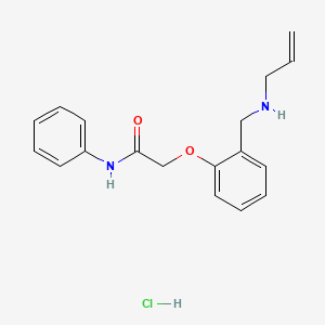 molecular formula C18H21ClN2O2 B4388822 2-{2-[(allylamino)methyl]phenoxy}-N-phenylacetamide hydrochloride 