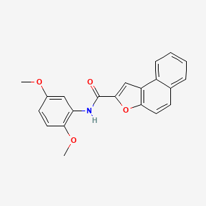 molecular formula C21H17NO4 B4388831 N-(2,5-dimethoxyphenyl)naphtho[2,1-b]furan-2-carboxamide 