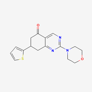 2-(4-morpholinyl)-7-(2-thienyl)-7,8-dihydro-5(6H)-quinazolinone