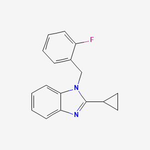 2-cyclopropyl-1-(2-fluorobenzyl)-1H-benzimidazole