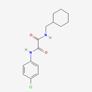 molecular formula C15H19ClN2O2 B4389258 N-(4-chlorophenyl)-N'-(cyclohexylmethyl)ethanediamide 