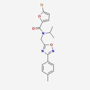 5-bromo-N-isopropyl-N-{[3-(4-methylphenyl)-1,2,4-oxadiazol-5-yl]methyl}-2-furamide