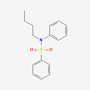 molecular formula C16H19NO2S B4389483 N-butyl-N-phenylbenzenesulfonamide 