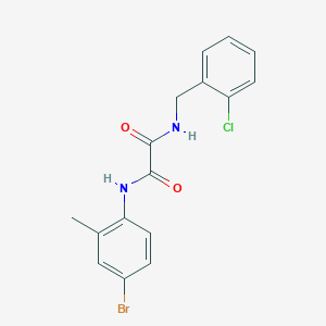 molecular formula C16H14BrClN2O2 B4389507 N-(4-bromo-2-methylphenyl)-N'-(2-chlorobenzyl)ethanediamide 
