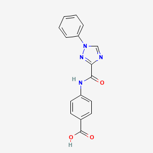 4-{[(1-phenyl-1H-1,2,4-triazol-3-yl)carbonyl]amino}benzoic acid