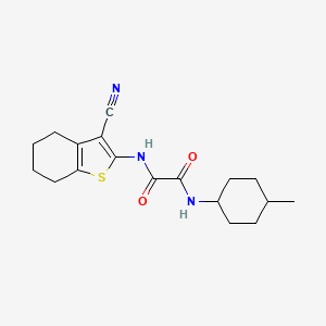 N-(3-cyano-4,5,6,7-tetrahydro-1-benzothien-2-yl)-N'-(4-methylcyclohexyl)ethanediamide