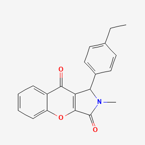 1-(4-ethylphenyl)-2-methyl-1,2-dihydrochromeno[2,3-c]pyrrole-3,9-dione