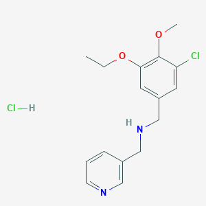 (3-chloro-5-ethoxy-4-methoxybenzyl)(3-pyridinylmethyl)amine hydrochloride