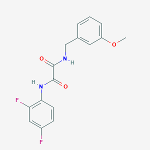 molecular formula C16H14F2N2O3 B4389935 N-(2,4-difluorophenyl)-N'-(3-methoxybenzyl)ethanediamide 
