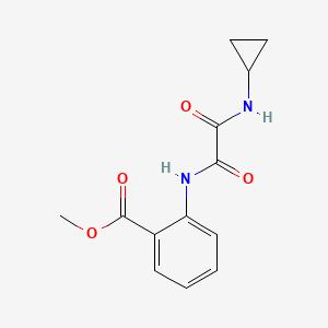molecular formula C13H14N2O4 B4389942 methyl 2-{[(cyclopropylamino)(oxo)acetyl]amino}benzoate 