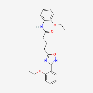 N-(2-ethoxyphenyl)-4-[3-(2-ethoxyphenyl)-1,2,4-oxadiazol-5-yl]butanamide